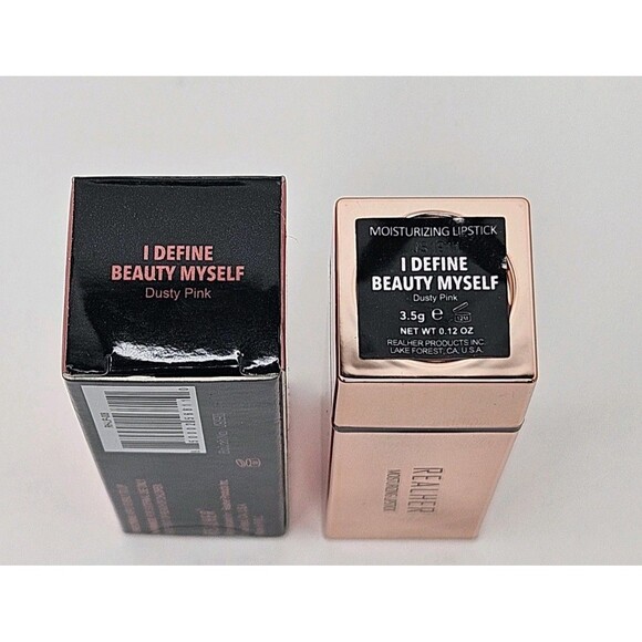 Realher Moisturizing Lipstick I DEFINE BEAUTY MYSELF Dusty Pink New In Box - Picture 6 of 6